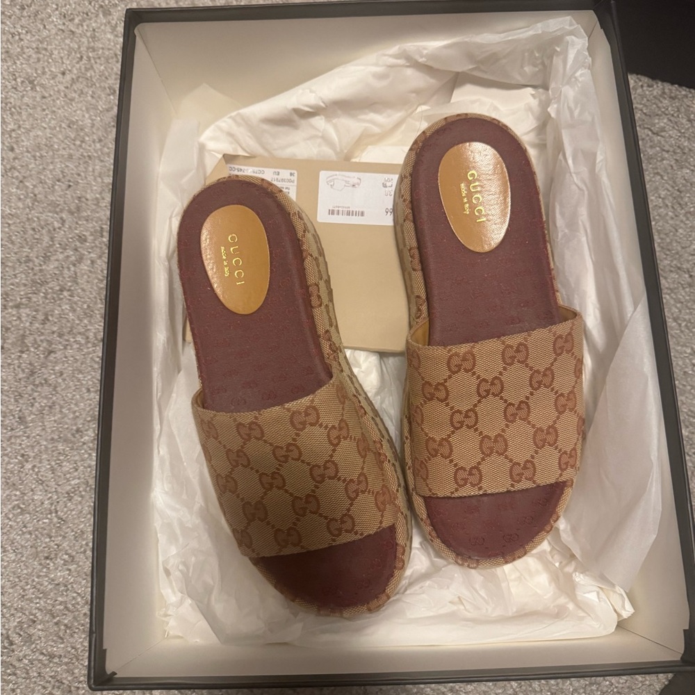 Gucci platform sandals